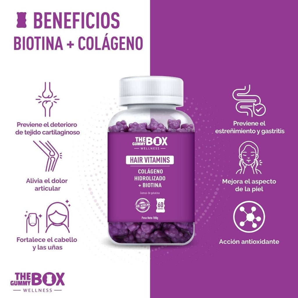 Colageno y biotina en gomitas - ECommerce Venezuela