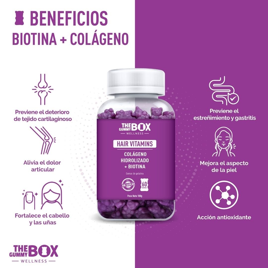 Colageno y biotina en gomitas - ECommerce Venezuela